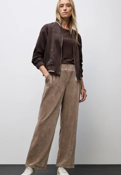 Straight Leg pantalon en velours côtelé