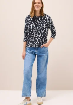 Sweat à capuche à motifs
