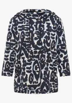 Sweat à capuche à motifs