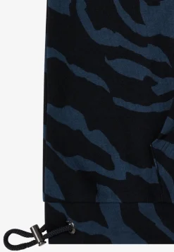 Sweat à capuche à motifs