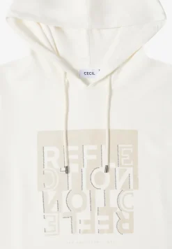 Sweat à capuche avec impression sur film
