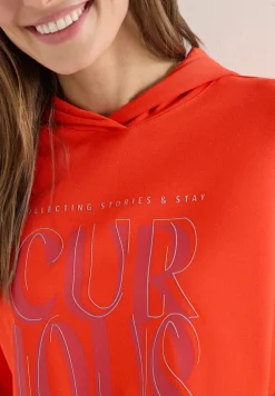 Sweat à capuche avec imprimé