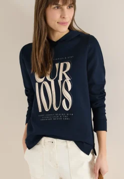 Sweat à capuche avec imprimé