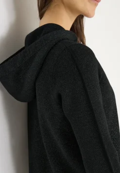 Sweat à capuche jacquard avec paillettes