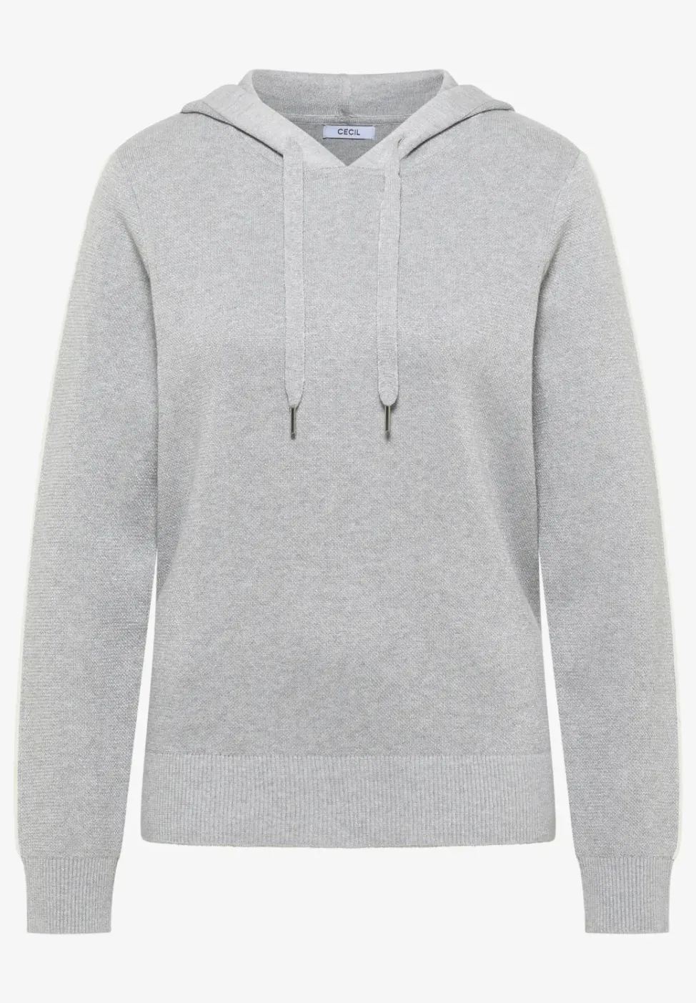 Sweat à capuche jacquard avec paillettes