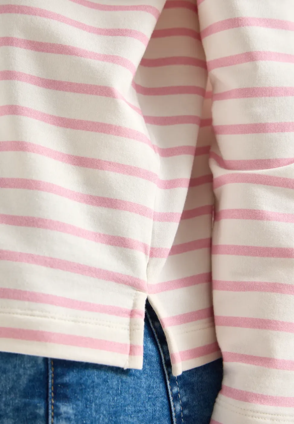 Sweat à capuche rayé