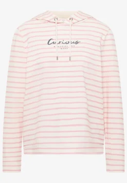 Sweat à capuche rayé
