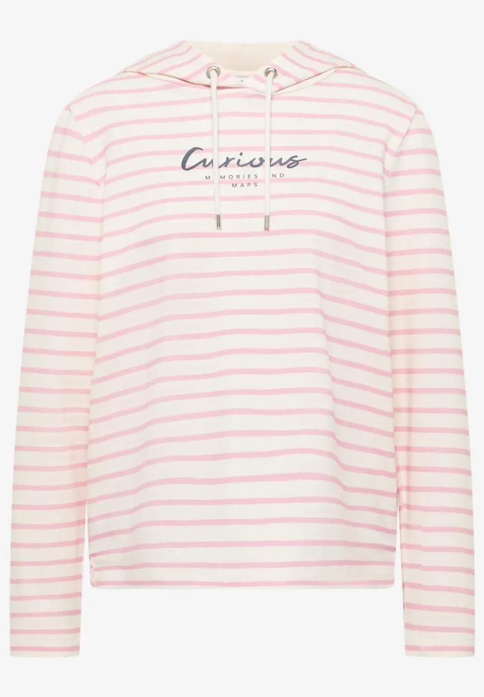 Sweat à capuche rayé