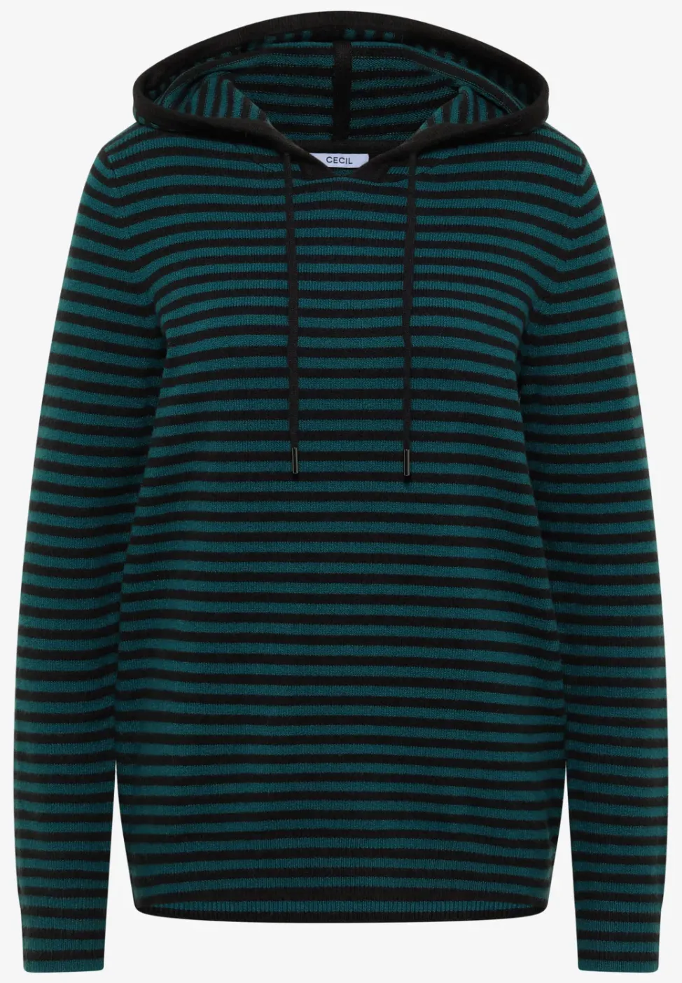 Sweat à capuche rayé