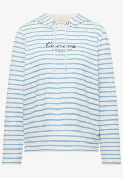 Sweat à capuche rayé