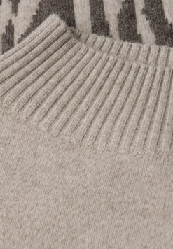 Sweat jacquard couleur