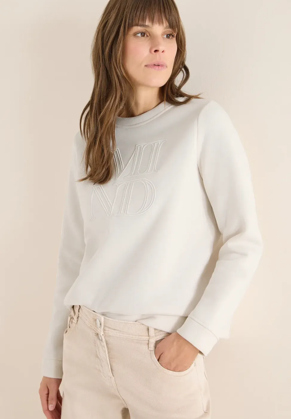 Sweat-shirt avec broderie