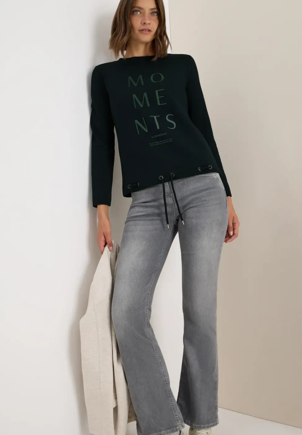 Sweat-shirt avec broderie