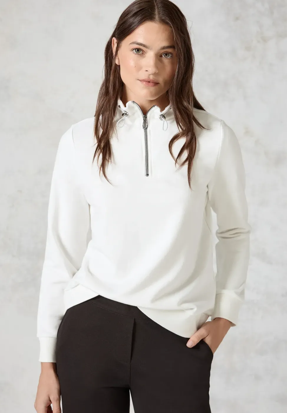 Sweat-shirt avec broderie