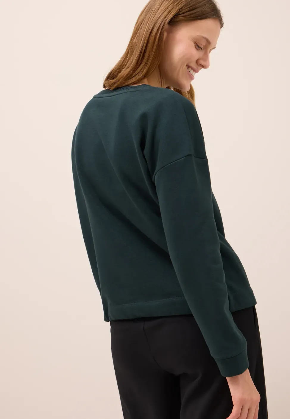 Sweat-shirt avec cordon de serrage