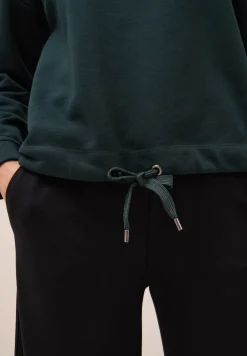 Sweat-shirt avec cordon de serrage