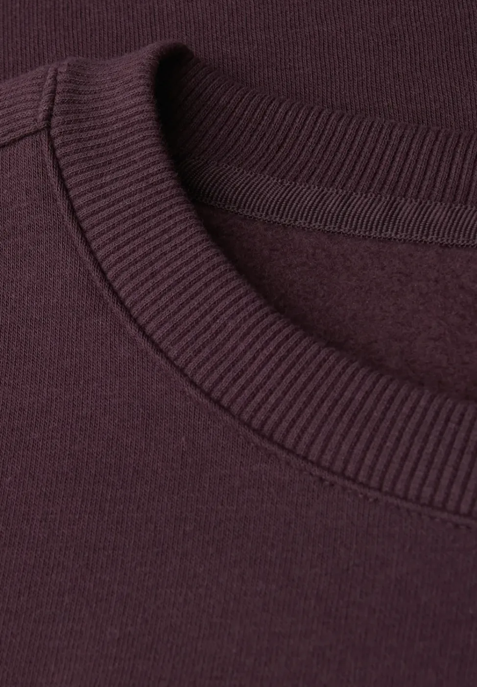 Sweat-shirt avec détail côtelé