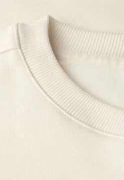 Sweat-shirt avec détail côtelé