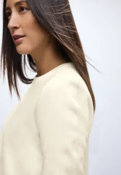 Sweat-shirt avec détail côtelé