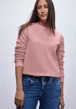 Sweat-shirt avec détail côtelé