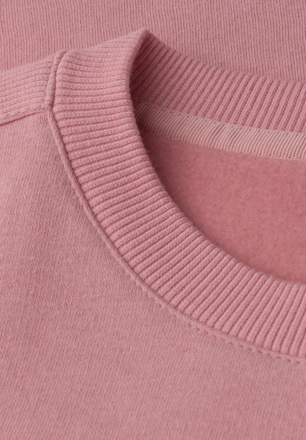 Sweat-shirt avec détail côtelé