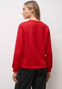 Sweat-shirt avec détail côtelé