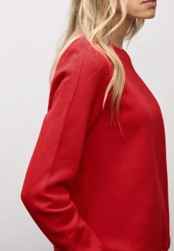 Sweat-shirt avec détail côtelé