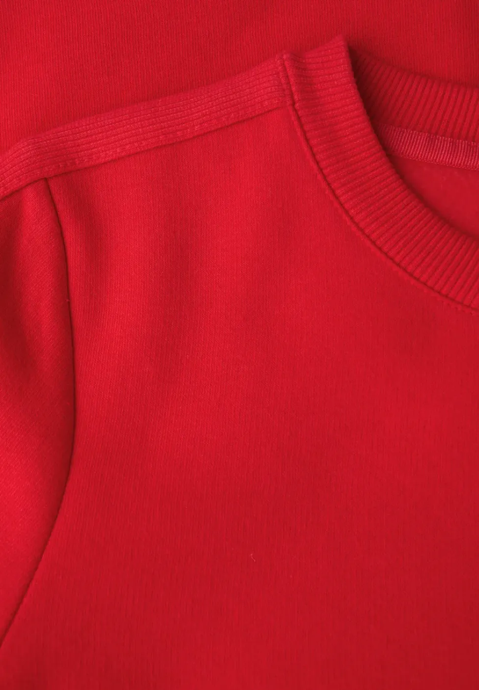 Sweat-shirt avec détail côtelé