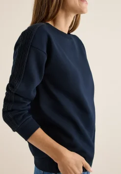 Sweat-shirt avec détail torsadé