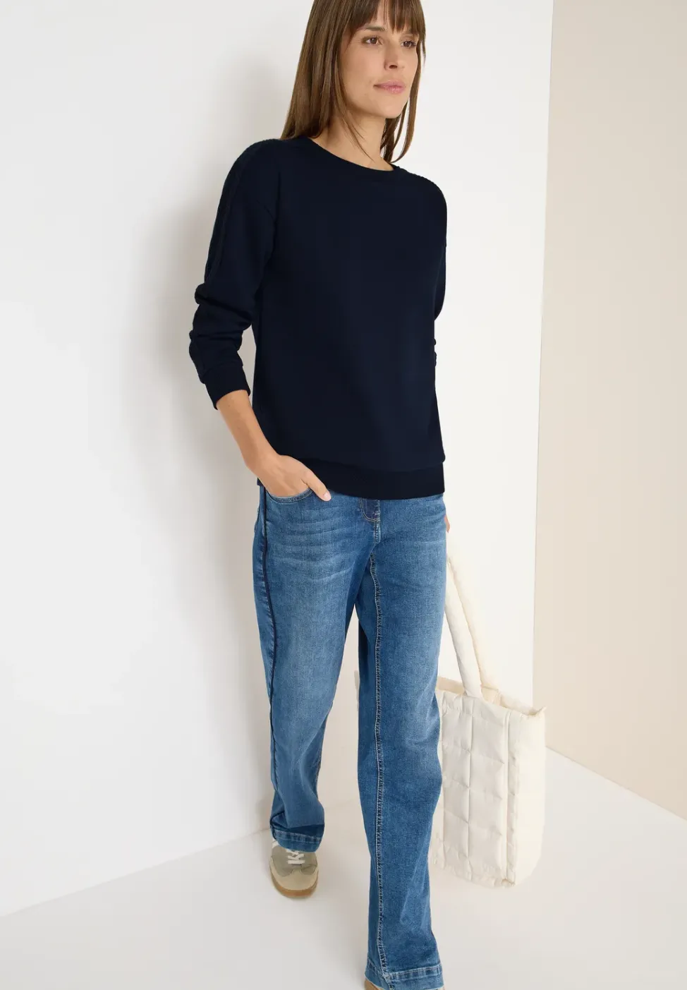 Sweat-shirt avec détail torsadé