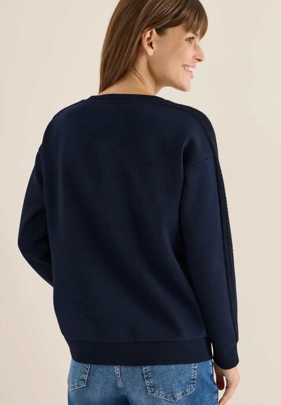Sweat-shirt avec détail torsadé