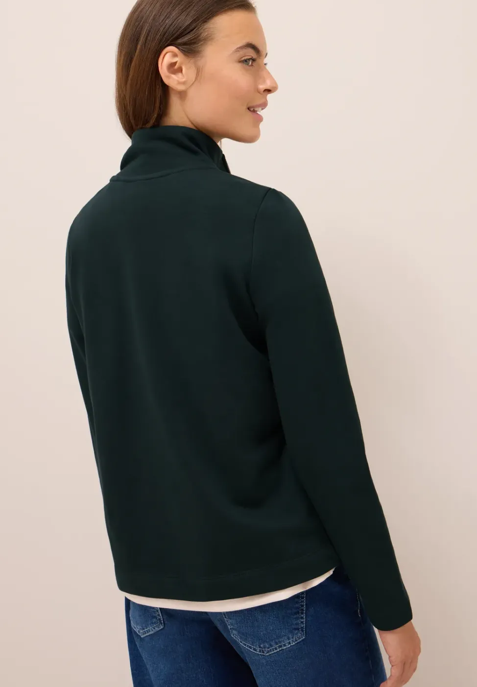 Sweat-shirt avec fermeture éclair