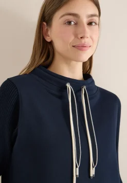 Sweat-shirt avec manches en tricot