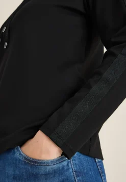 Sweat-shirt avec scotch scintillant