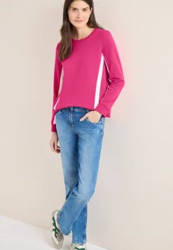 Sweat-shirt à blocs de couleurs