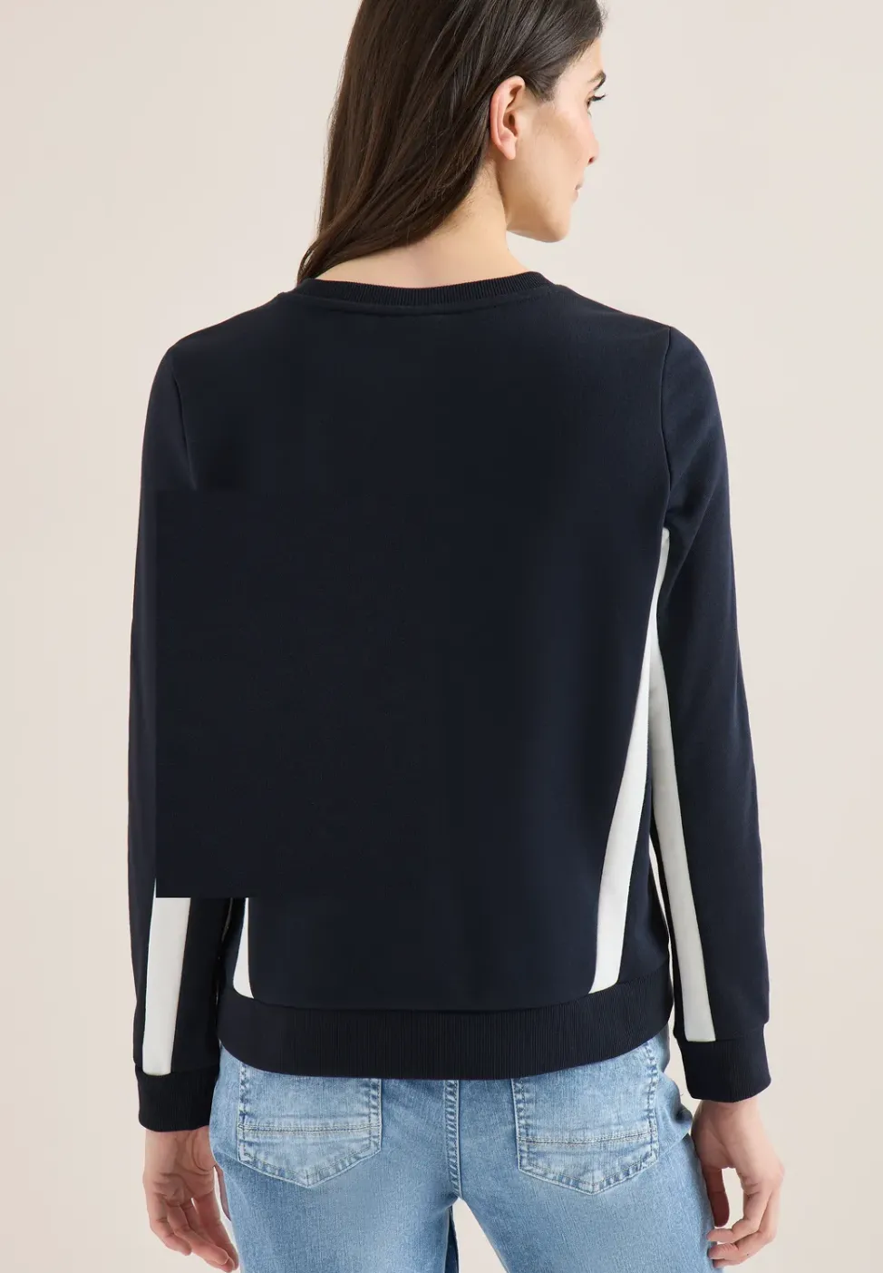 Sweat-shirt à blocs de couleurs