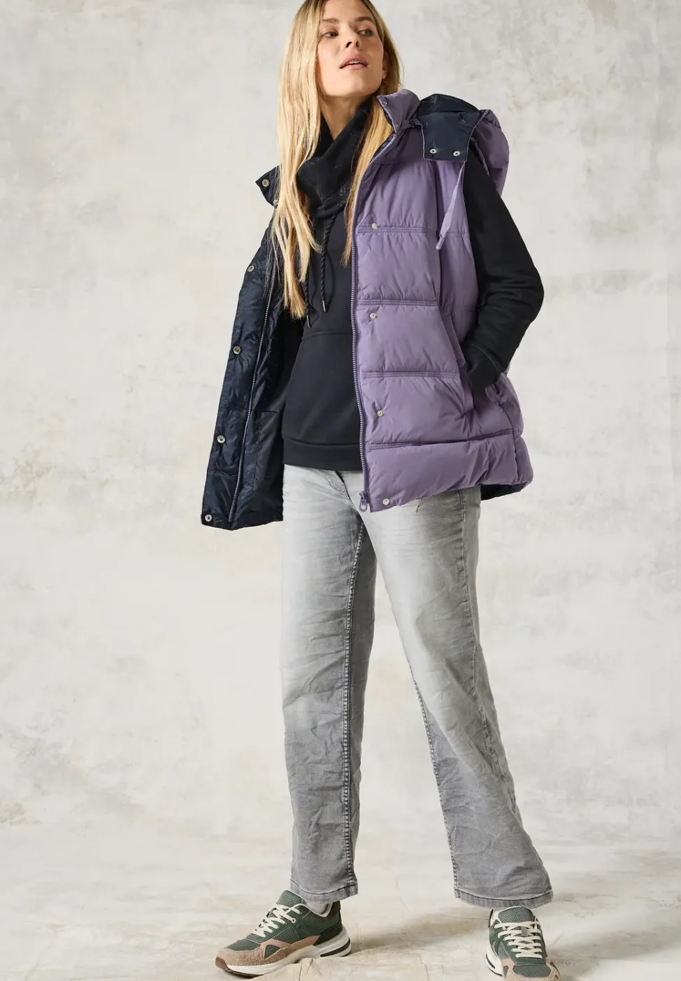 Sweat-shirt à col châle