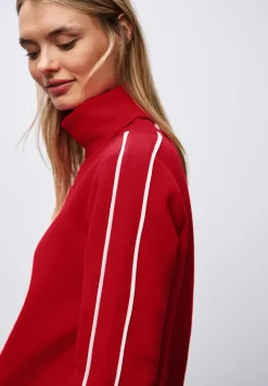 Sweat-shirt à col montant