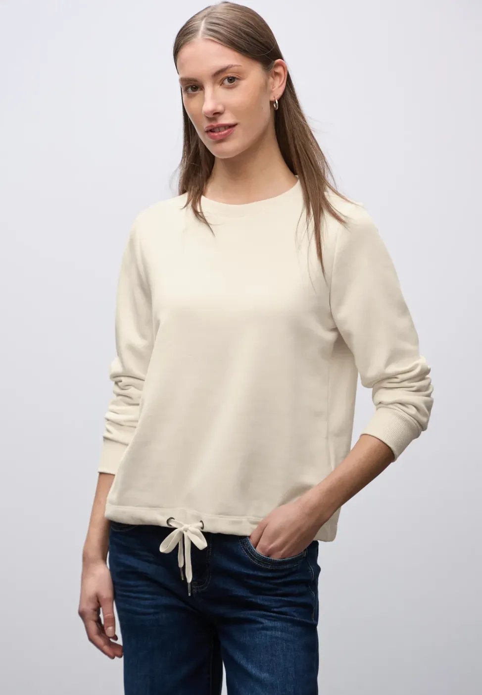 Sweat-shirt à col rond