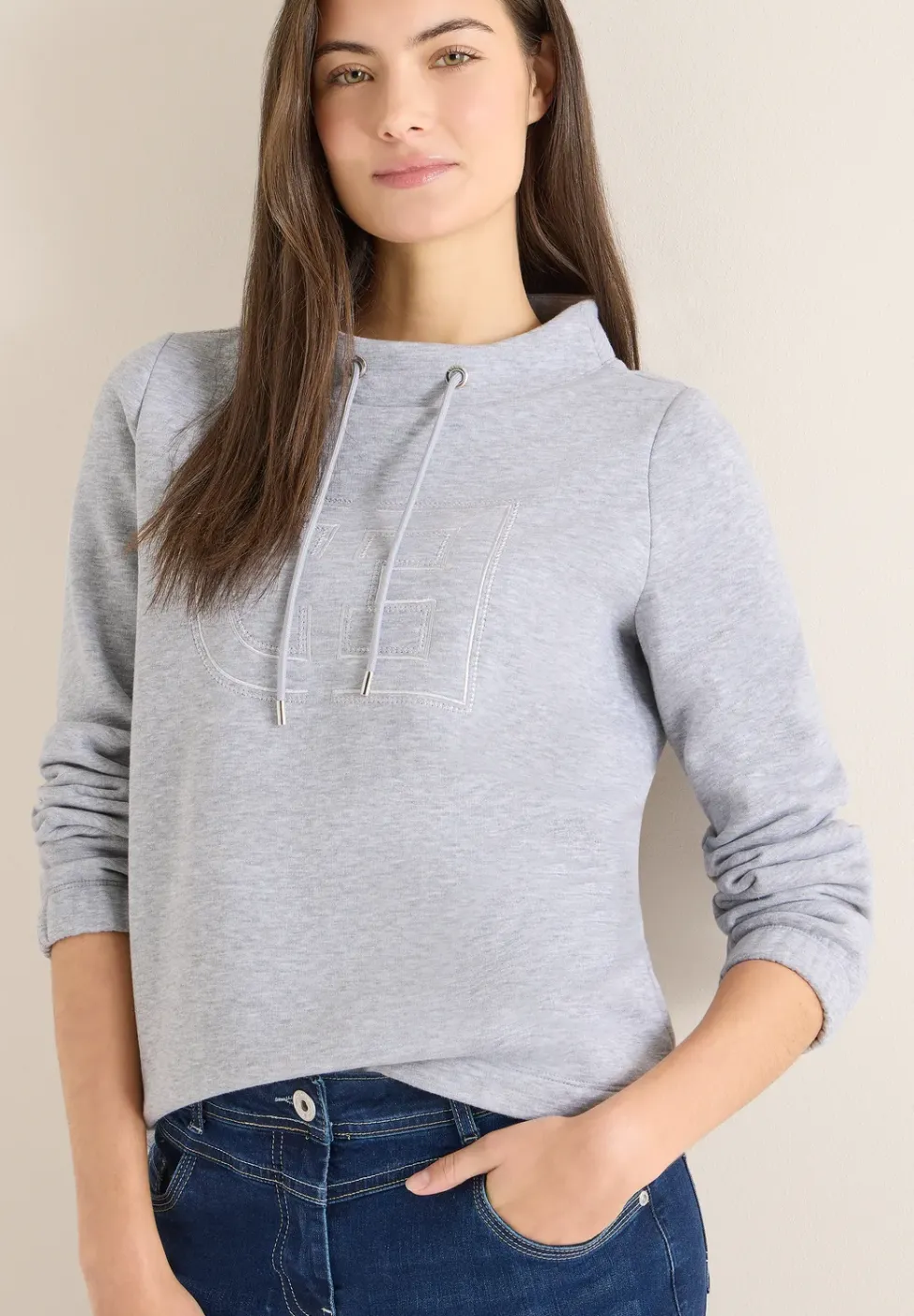 Sweat-shirt à col rond