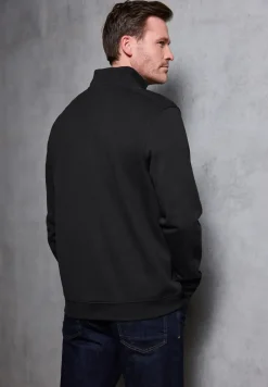 Sweat-shirt à col roulé piqué