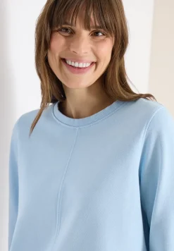 Sweat-shirt à manches 3/4 avec cordon de serrage
