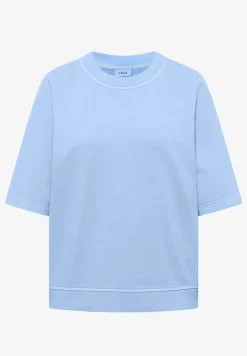 Sweat-shirt à manches courtes au look 