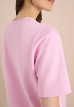 Sweat-shirt à manches courtes et col rond