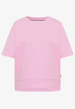 Sweat-shirt à manches courtes et col rond
