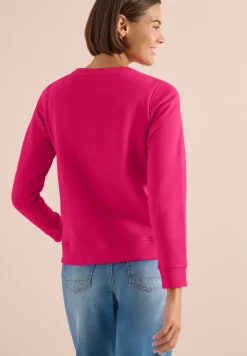 Sweat-shirt à manches longues avec broderie