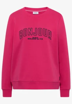 Sweat-shirt à manches longues avec broderie
