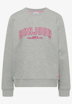 Sweat-shirt à manches longues avec broderie