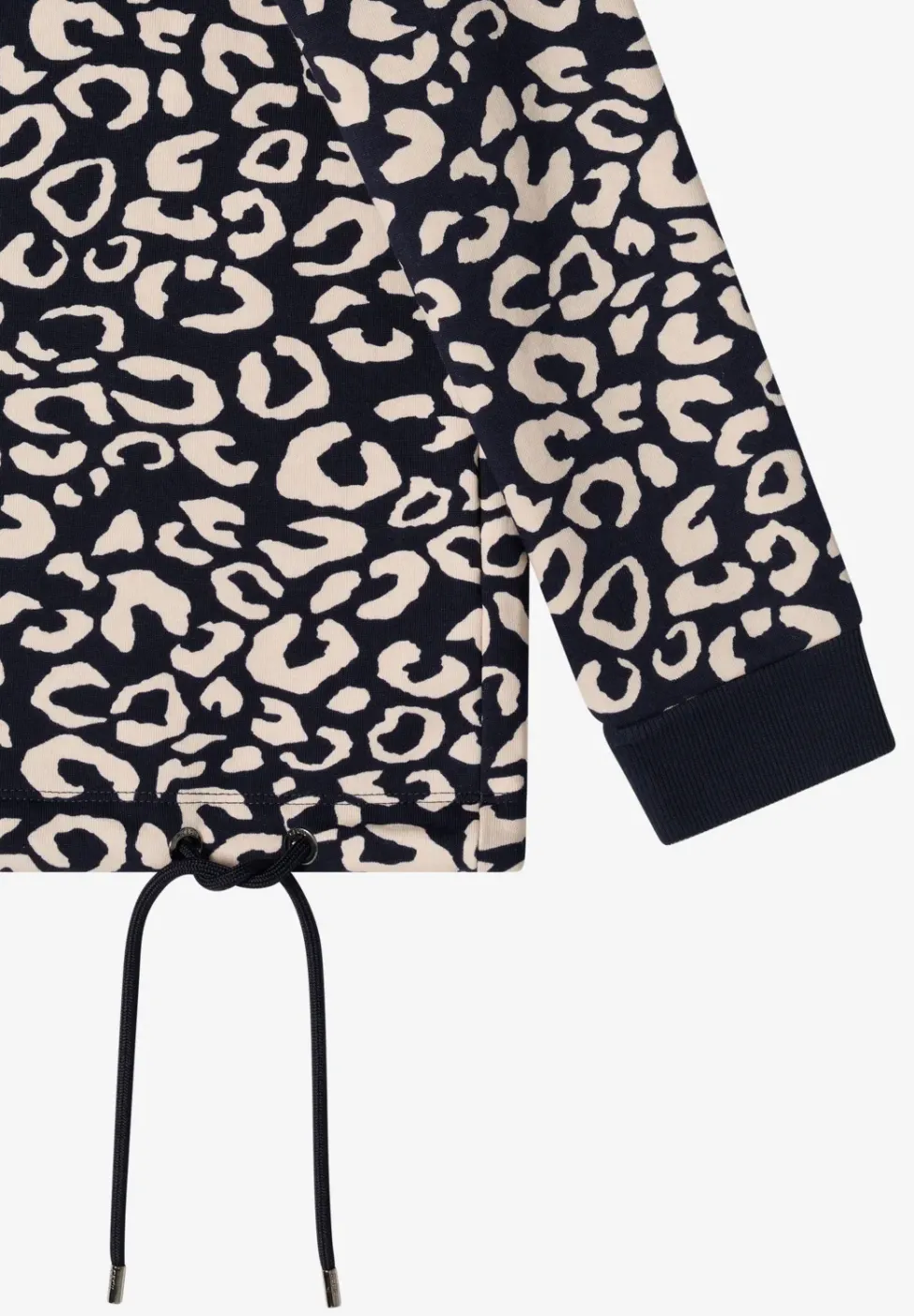 Sweat-shirt à motif léopard