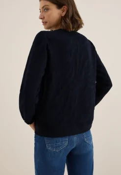 Sweat-shirt à motifs structurés